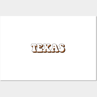 utexs lettering Posters and Art